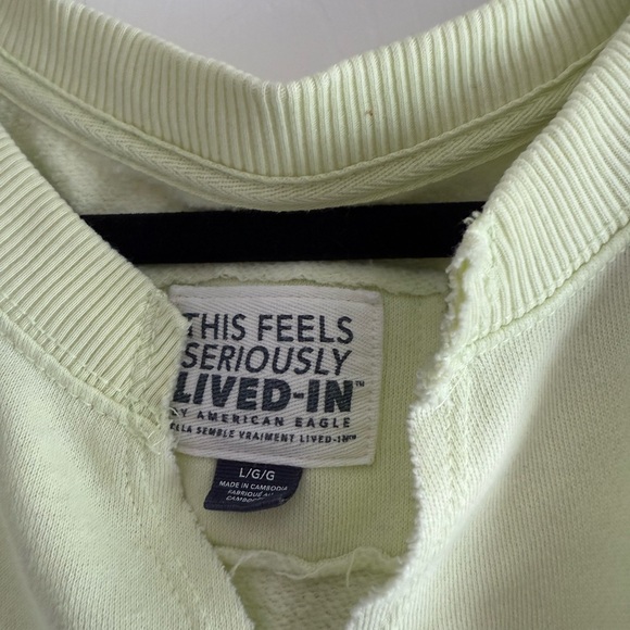 AE Big Hug Oversized Notch Neck Sweatshirt - Picture 2 of 4